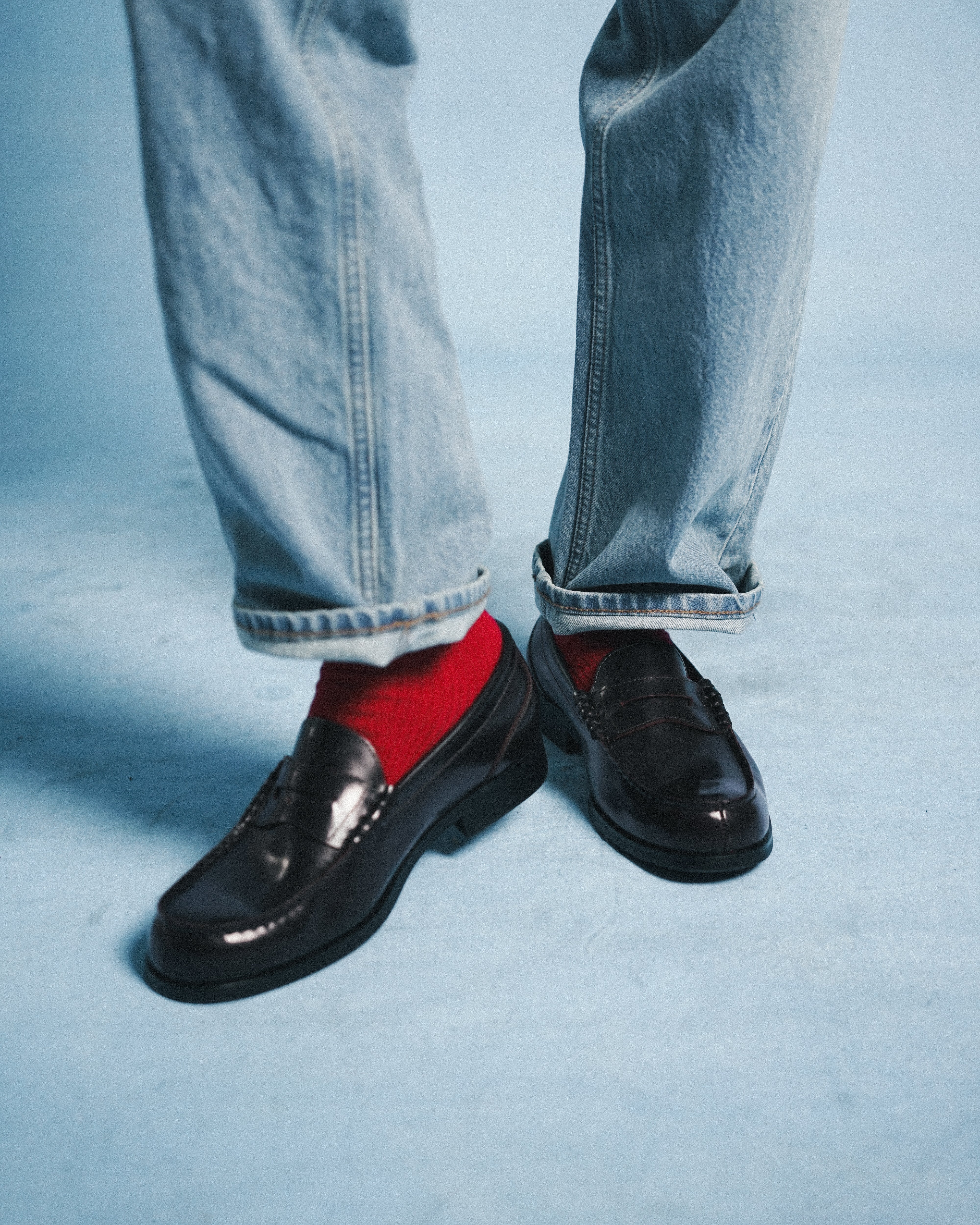 Denzel Burgundy Split Toe - Image 3