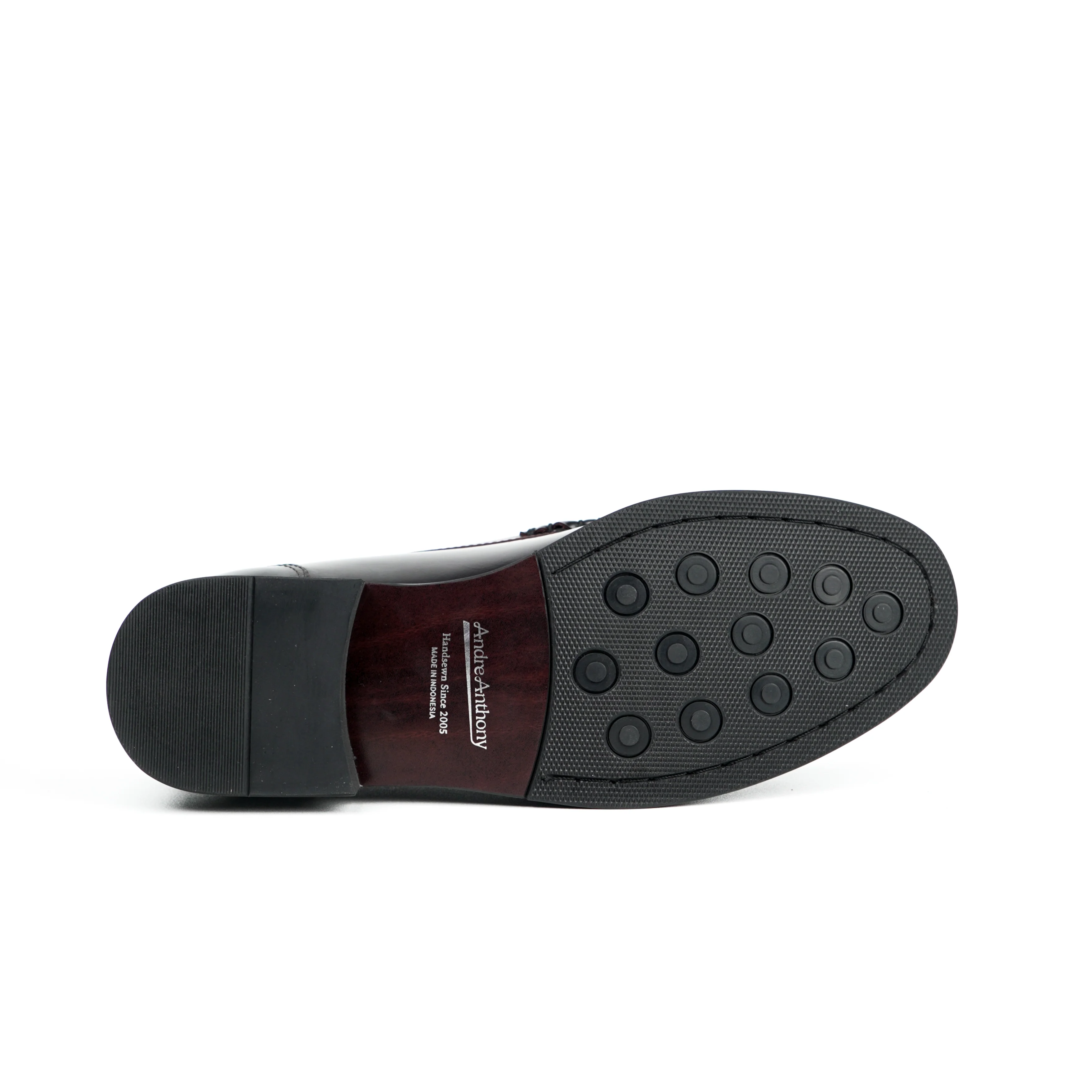 Denzel Burgundy Split Toe - Image 8